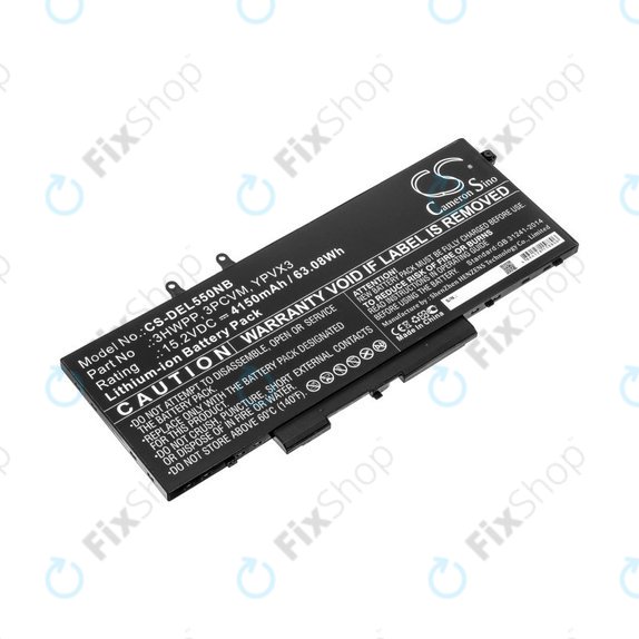 Batterie für Dell Latitude 5501, Latitude 5401, Latitude 14 5410, Latitude 15 5511, 4150mAh, Li-Ion, 15.2V, 3HWPP, HQ
