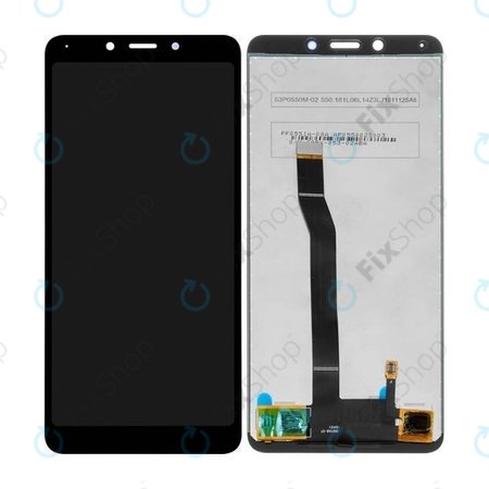 Xiaomi Redmi 6, Redmi 6A - LCD Display + Touchscreen Front Glas (Black) TFT