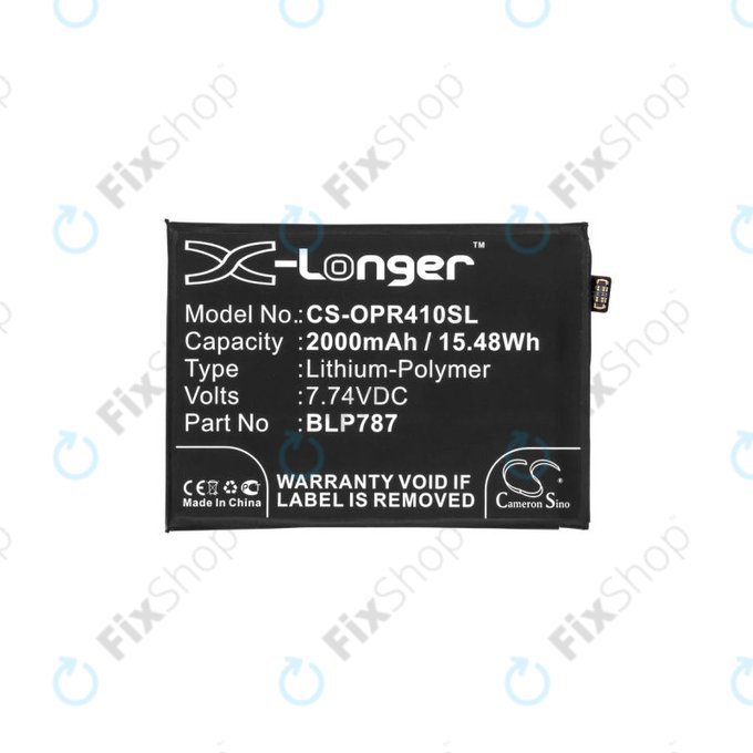 Oppo Reno 4 Pro CPH2109 - Akku Batterie BLP787 2000mAh HQ