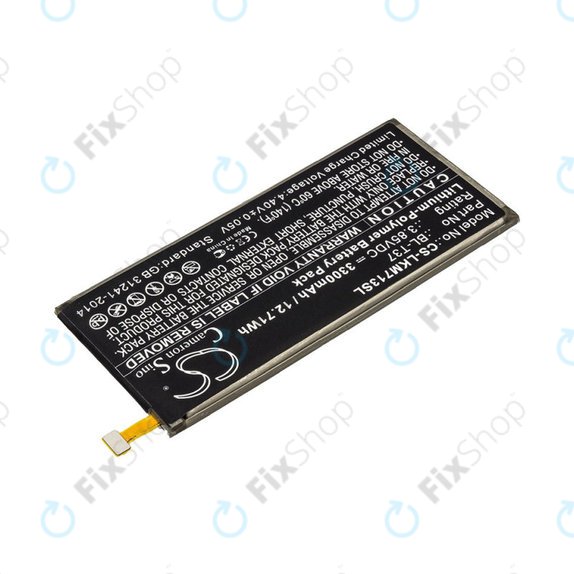 Batterie für LG L713dl, LG LG-Q710al, LG Lm-L713dl, 3300mAh, Li-Pol, 3.85V, BL-T37, HQ
