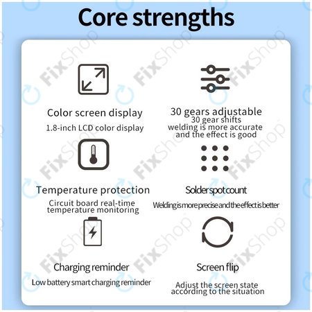 Docreate SW - Tragbare Einstellbare Punktschweißmaschine mit Display (5000mAh)