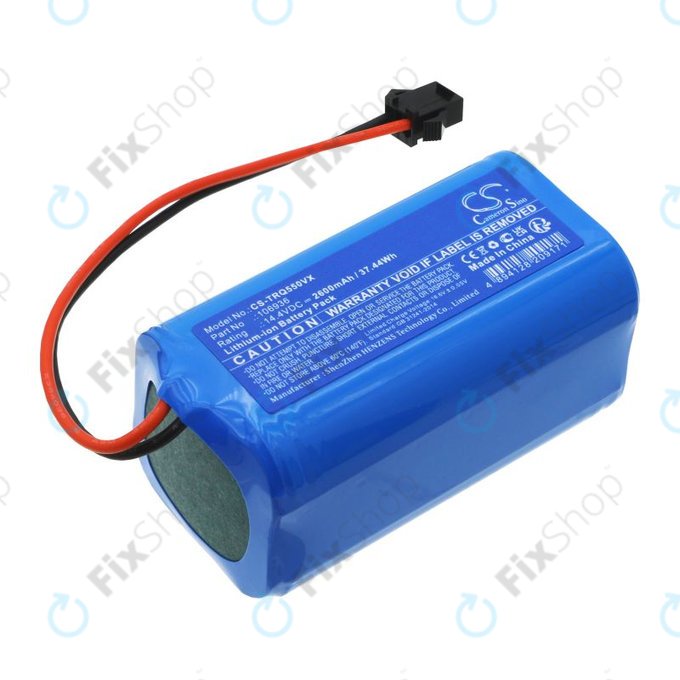 Akku batterie für Tesla Robostar IQ550, 2600mAh, Li-Ion, 14.4V, 106936, HQ