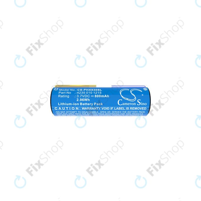 Batterie für Oral-B Genius X, Smart 6000, Philips Diamondclean, Easyclean, 800mAh, Li-Ion, 3.7V, 4235 010 13068, HQ