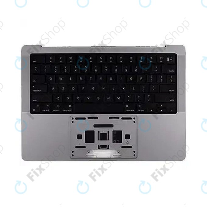 Oberer Tastaturrahmen für MacBook Pro 14", A2918 (2023), mit US-Tastatur und Akku, Space Black, 661-37958, Genuine Apple