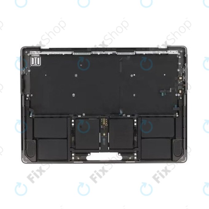 Oberer Tastaturrahmen für MacBook Pro 14", A3185 (2024), mit US-Tastatur und Akku, Space Black, 661-50210, Genuine Apple