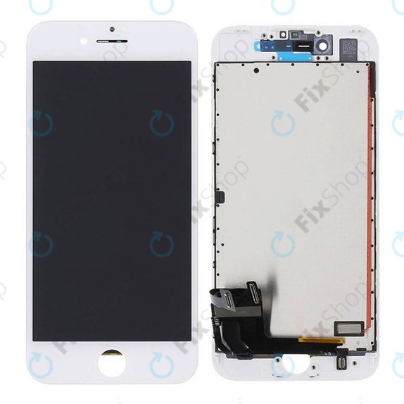 Apple iPhone 7 - LCD Display + Touchscreen Front Glas + Rahmen (White) Refurbished