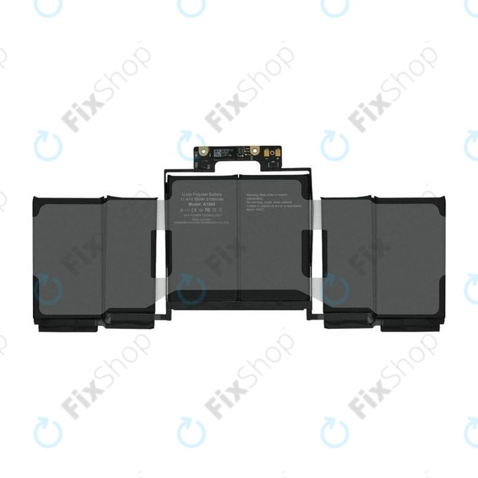 Apple MacBook Pro 13" A1989 (2018 - 2019), A2251 (2020) - Akku Batterie A1964 5100mAh FixPremium