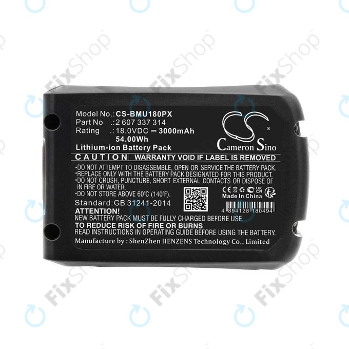 Bosch 18V - Akku Batterie 2 607 337 314 Li-Ion 18.0V 3000mAh HQ