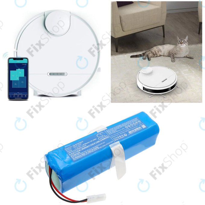 Batterie für Rowenta X-Plorer Series 95, 5200mAh, Li-Ion, 14.4V, N047-4S2P, HQ