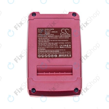 Einhell 18V - Akku Batterie 45.114.36 Li-Ion 18.0V 2000mAH HQ