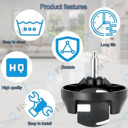 Eufy Robovac-series - Vorderrad (Schwarz)