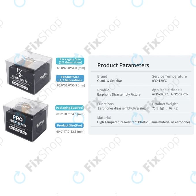 QianLi - Halte-, Reparatur- & Demontagewerkzeug (AirPods 1/2/Pro)