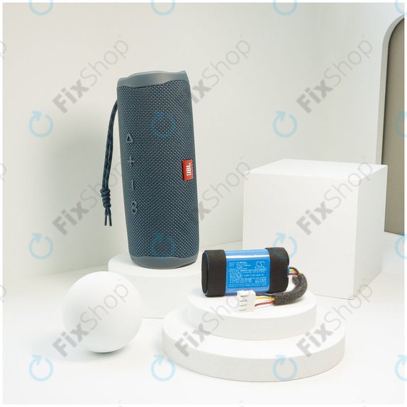 Batterie für JBL Flip 6, 6800mAh, Li-Ion, 3.7V, GSP-1S2P-F6D, HQ