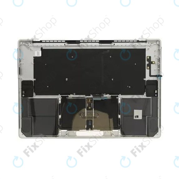 Oberer Tastaturrahmen für MacBook Pro 16" A2780 (2023), mit US-Tastatur und Akku, Silver, 661-32190, Genuine Apple