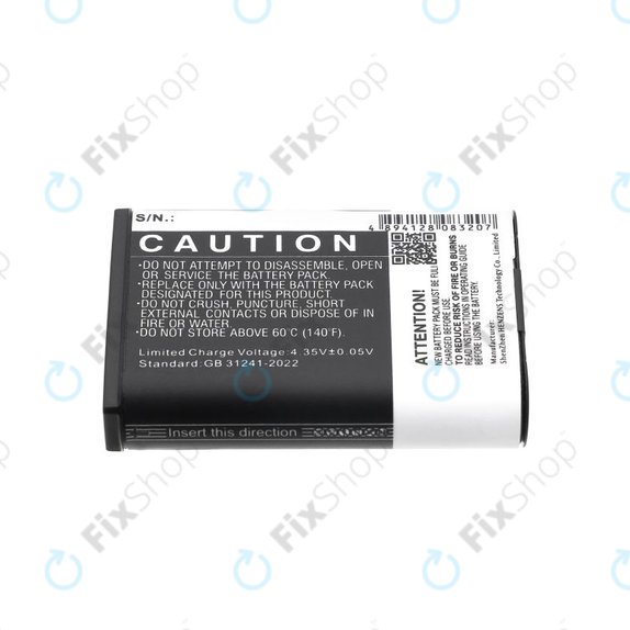 Akku batterie für Nikon Coolpix, 1700mAh, Li-Ion, 3.8V, EN-EL23, HQ