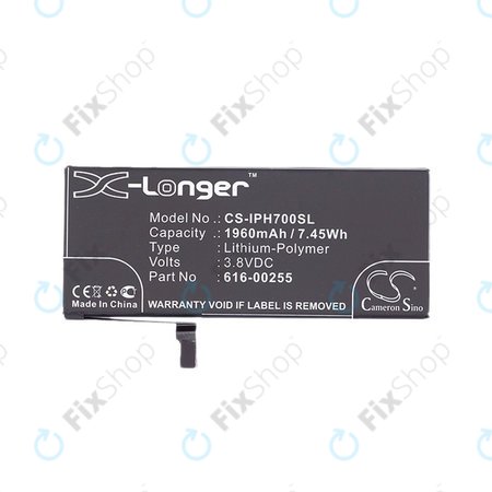 Apple iPhone 7 - Akku Batterie 616-00255 1960mAh HQ