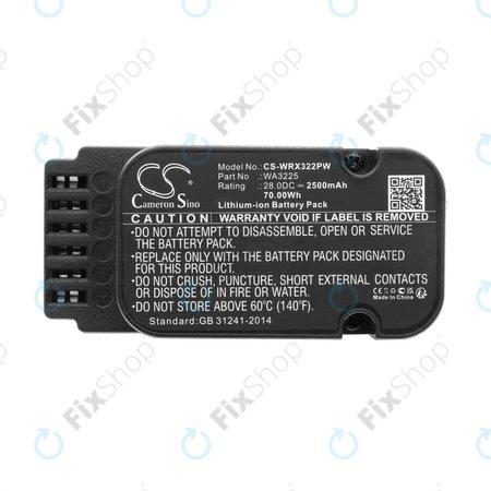 Akku batterie für Worx Landroid WG790, WG796, L1500, L2000, 2500mAh, Li-Ion, 28V, WA3225, HQ