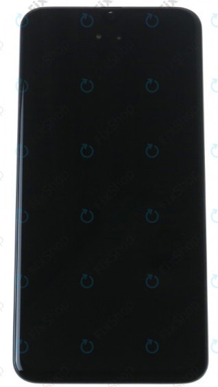 Samsung Galaxy A40 A405F - LCD Display + Touchscreen Front Glas + Rahmen (Black) - GH82-19672A, GH82-19674A Genuine Service Pack