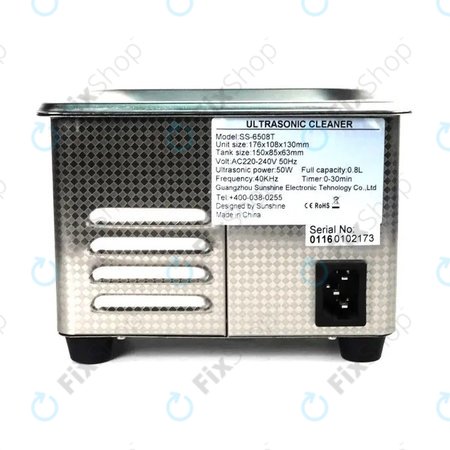 Sunshine SS-6508T - Ultraschallreiniger - 0.8L
