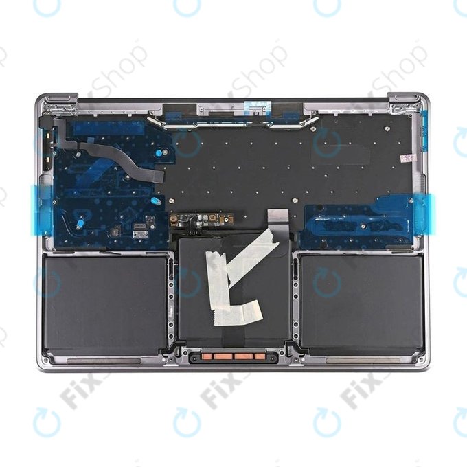 Apple MacBook Pro 13" A1708 (Late 2016 - Mid 2017) - Upper Frame Keyboard + Keyboard US + Microphone + Trackpad + Redner (Space Gray)