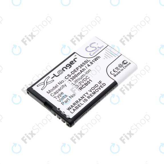Akku batterie für Doro Primo 365, 1300mAh, Li-Ion, 3.7V, RCB01, HQ