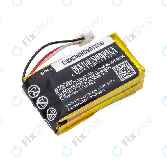 Akku batterie für GoPro Hero +, 800mAh, Li-Polymer, 3.7V, PR-062334, HQ