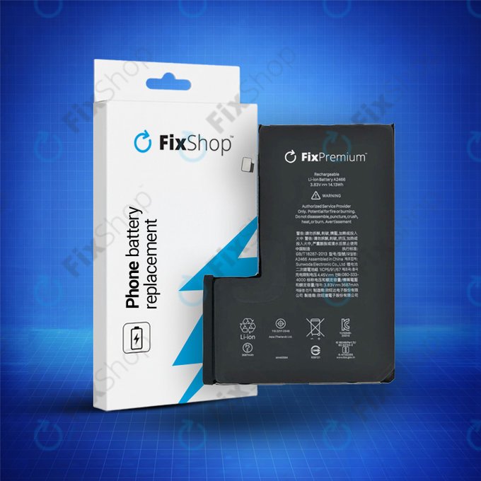 Apple iPhone 12 Pro Max - Akku Batterie A2466 3687mAh FixPremium