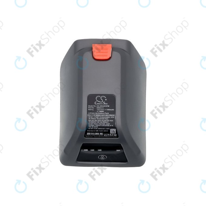Batterie für Gardena Comfort Wand-Schlauchbox 35, 8025-20, 1500mAh, Li-Ion, 18V, 008A231, HQ