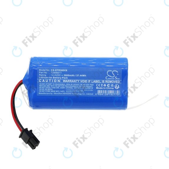Batterie für Eufy RoboVac L30 Hybrid+, Concept VR2110, 2600mAh, Li-Ion, 14.4V, T2996011, HQ