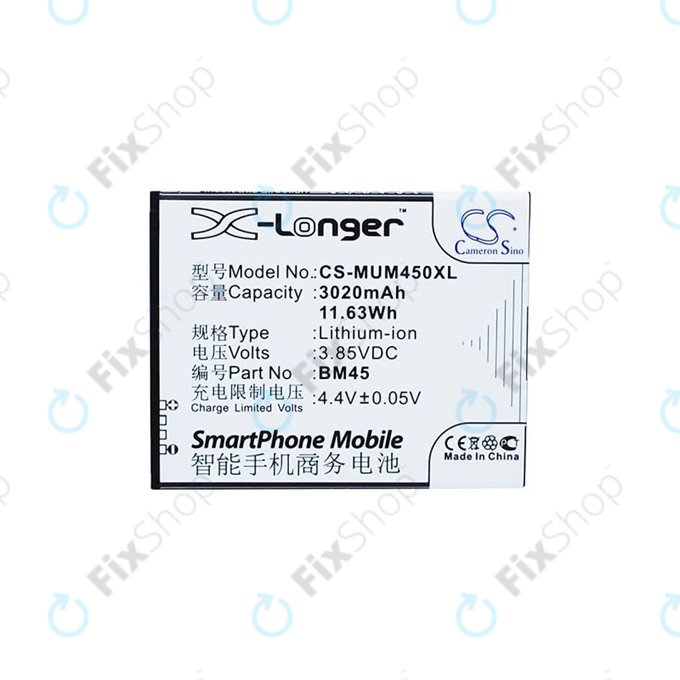 Xiaomi Note 2 Premium Edition - Akku Batterie BM45 3020mAh HQ