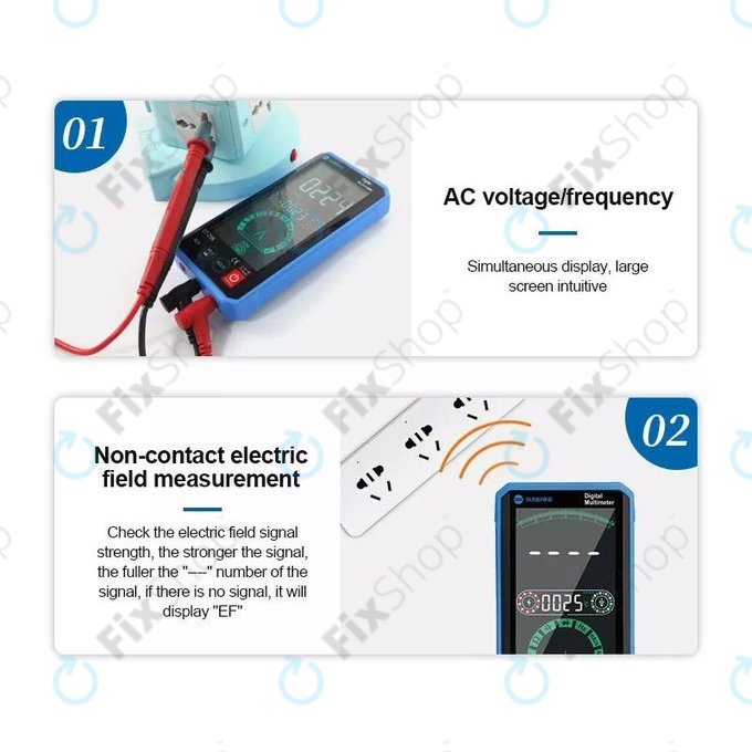 Sunshine DT-21N - Touchscreen-Multimeter