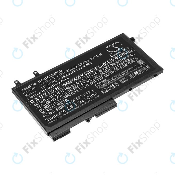 Akku batterie für Dell Latitude 5400, Inspiron 7591 2-in-1, 3500mAh, Li-Ion, 11.4V, XV8CJ, HQ