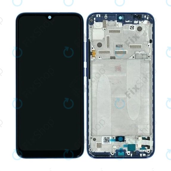 Xiaomi Mi A3 - LCD Display + Touchscreen Front Glas + Rahmen (Not just Blue) - 5610100380B6 Genuine Service Pack