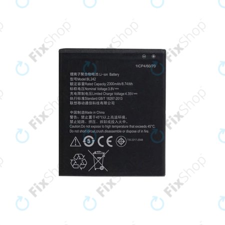 Lenovo A6000, Vibe C A2020 - Akku Batterie BL242 2300mAh