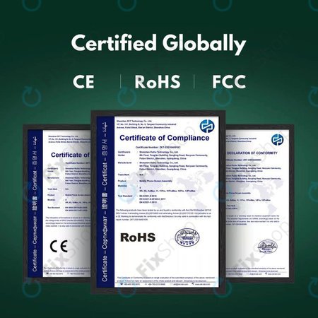 Apple iPhone 16 Plus - LCD Display + Touchscreen Front Glas + Rahmen Soft OLED FixPremium