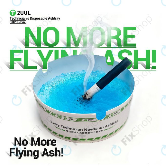 Einweg-Aschenbecher für Techniker, 2UUL AS01, 20 Stk./Box