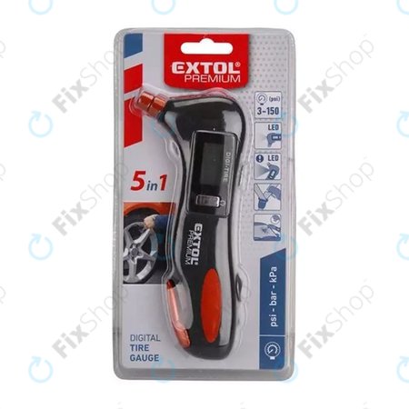 Extol Premium 8863050 Emergency - Reifendruckmesser 5v1