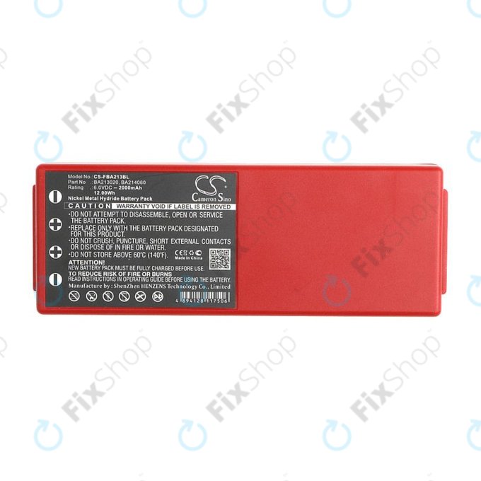 Akku batterie für HBC Radiomatic Spectrum, 2000mAh, Ni-MH, 6V, BA214061, HQ