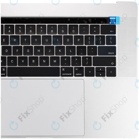 Apple MacBook Pro 15" A1707 (Late 2016 - Mid 2017) - Oberer Rahmen Tastatur + Tastatur US + Mikrofon + Trackpad + Redner (Silver)