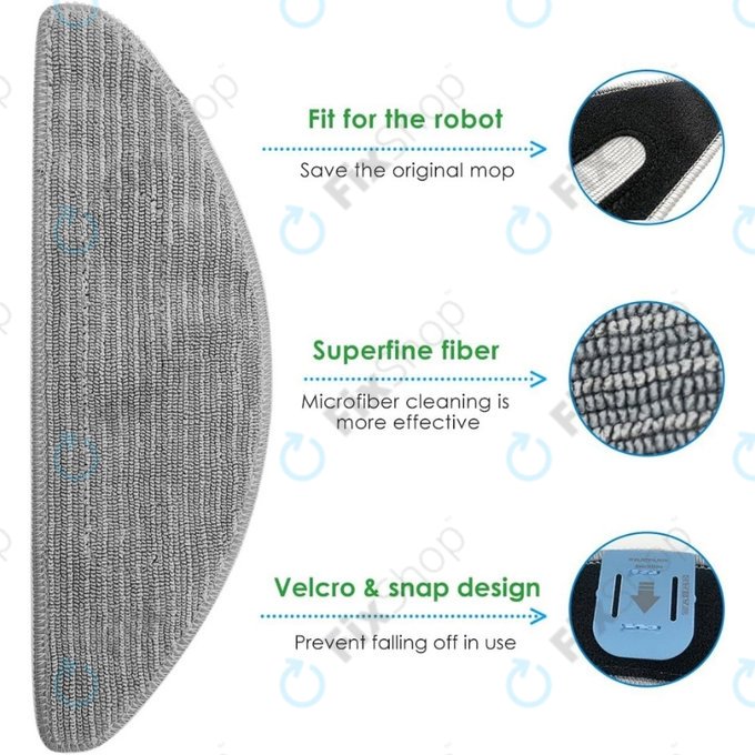 Wischtuch, 2 Stk. für iRobot Roomba Combo i5, j5