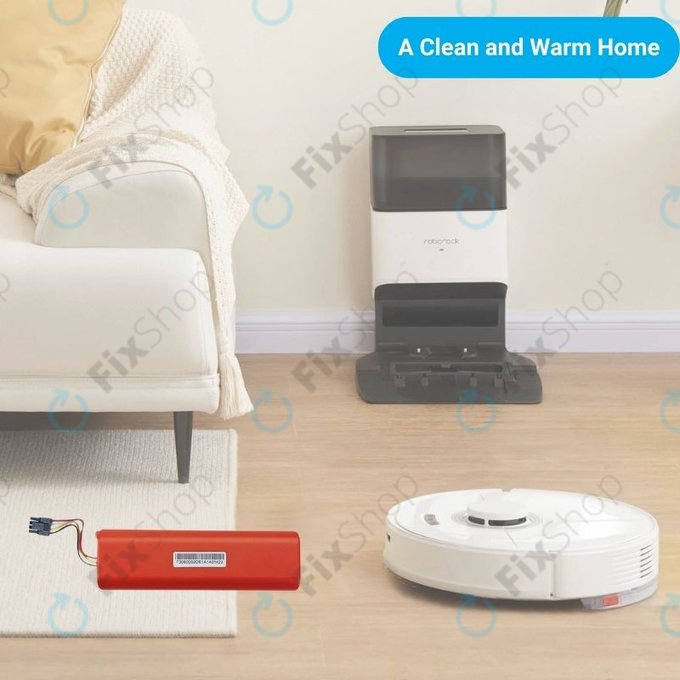 Xiaomi Roborock S-series, T-series, Q-series - Akku Batterie XJT-2P4S-6000 Li-Ion 14.4V 6000mAh