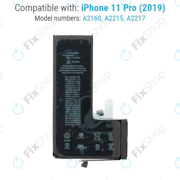 Akku Batterie für iPhone 11 Pro, 3046mAh, Service Pack