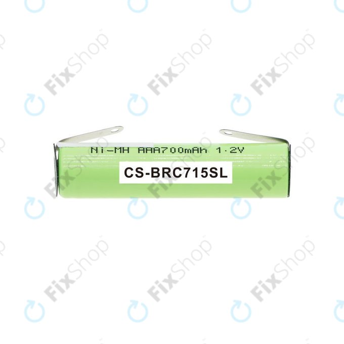 Akku batterie für Philips Norelco QC5055, Braun FreeControl 1715, 700mAh, Ni-MH, 1.2V, 4HGAE-LFU, HQ