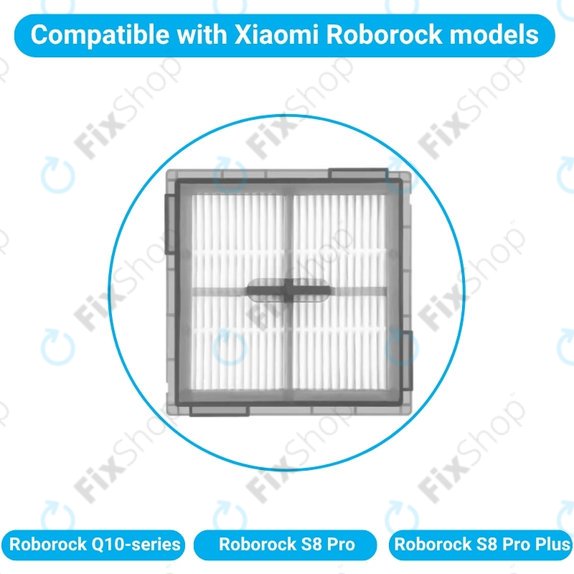 HEPA-Filter, 2 Stk. für Xiaomi Roborock Q10-series, S8 Pro, S8 Pro Plus