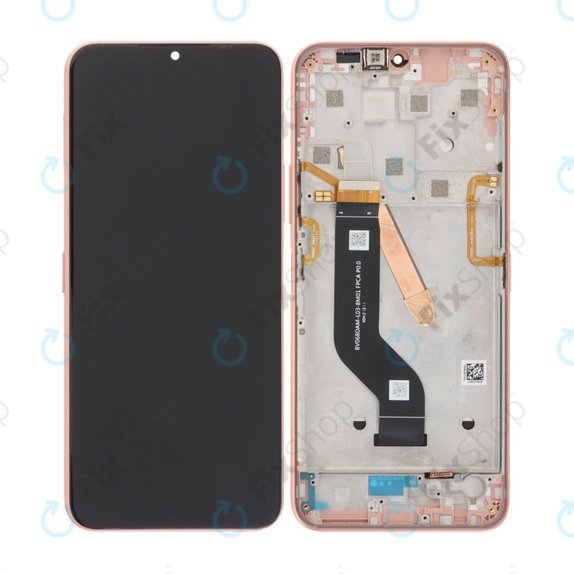 Nokia G50 TA-1358, TA-1390 - LCD Display + Touchscreen Front Glas + Rahmen (Midnight Sun) TFT