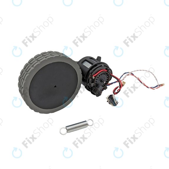 Rad mit Motor, Rechts, Schwarz für iRobot Roomba Combo 111, Roomba Combo 113
