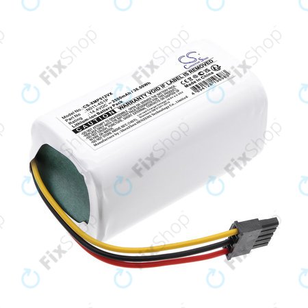 Batterie für Xiaomi Mi Robot vacuum Mop 2 Lite, 2500mAh, Li-ion, 14.4V, 260V-4S1P, HQ