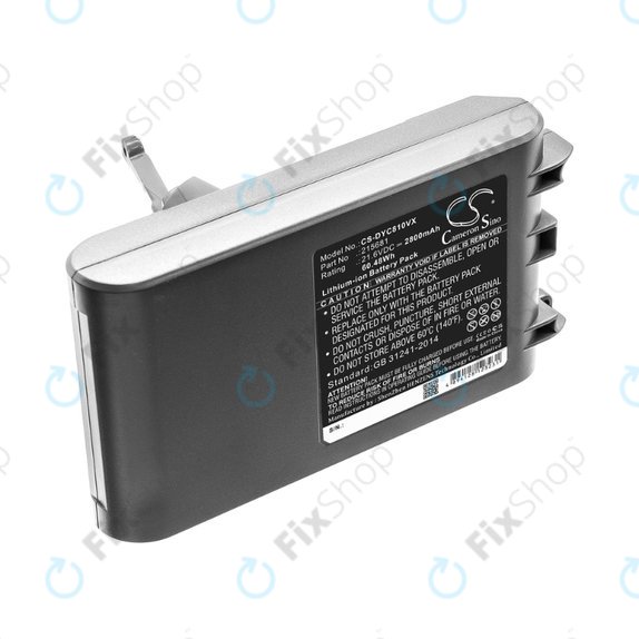 Dyson V8 - Akku Batterie 215681, PM8-US-HFB1497A Li-Ion 21.6V 2800mAh HQ