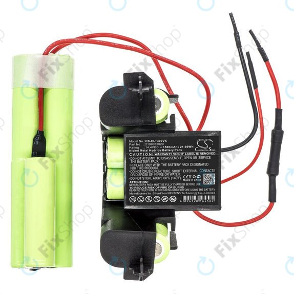 Akku batterie für Electrolux ErgoRapido ZB3004, ZB3005, ZB3006, AEG AG3004, AG3005, AG3006, 1500mAh, Ni-MH, 14.4V, 2199035029, HQ