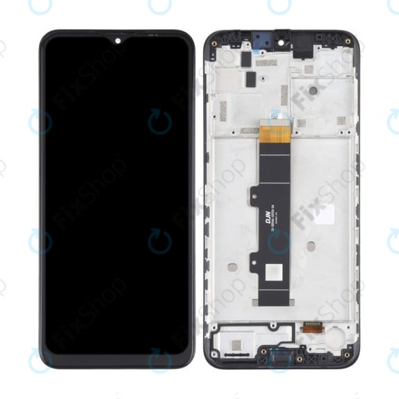 Motorola Moto G30 XT2129 - LCD Display + Touchscreen Front Glas + Rahmen (Phantom Black) TFT